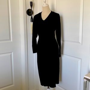 Pencil Dress Darkest green/grey